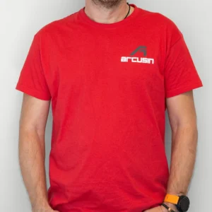 ARCUSIN LOGO TEE RED UNISEX