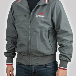 ARCUSIN LIGHT BOMBER JACKET GREY UNISEX
